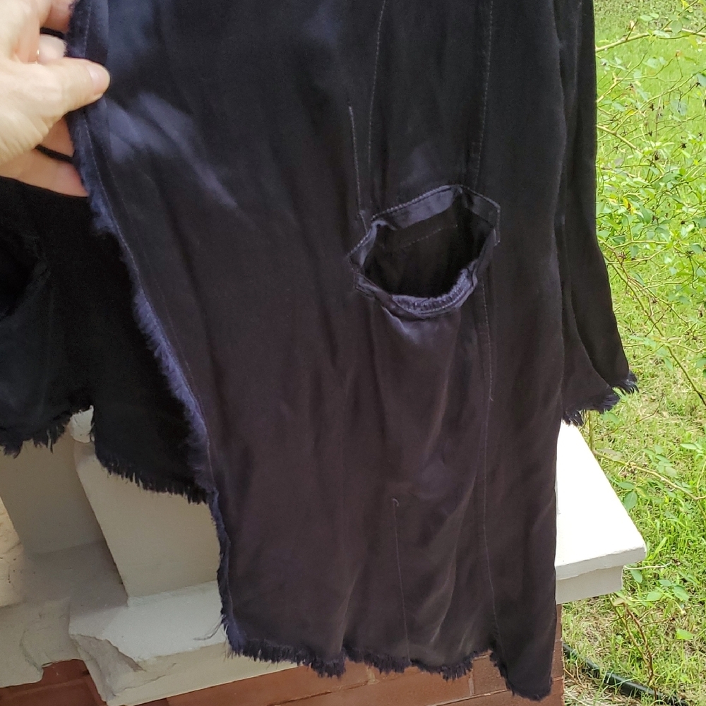 Nwt Sz 3 Jaga Elegant Black Assymetric Jacket - Picture 3 of 9